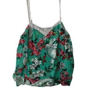 Anthropologie Bird Floral Cami